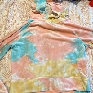 Tiedye cropped hoodie